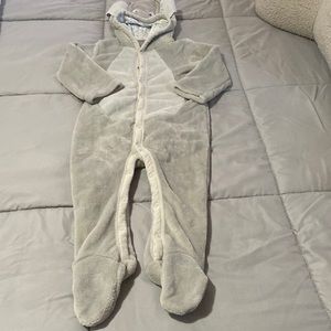 Disneys dumbo baby button down fleece sleeper